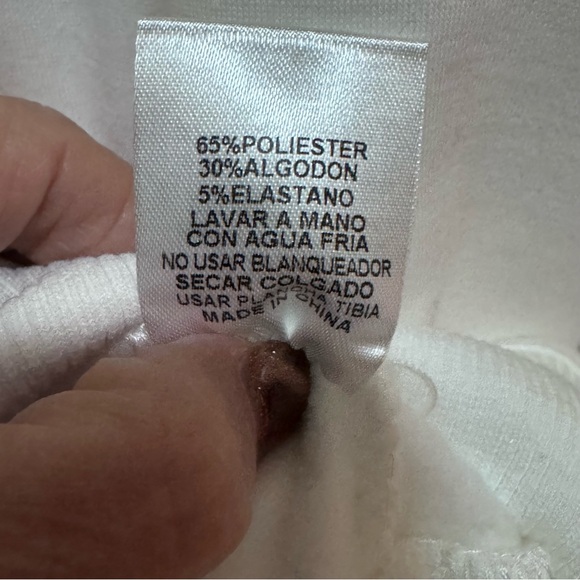 Main Strip - 2 piece/ white Sweatshirt & Pants with bow motif Top L, Pants M - Picture 13 of 16